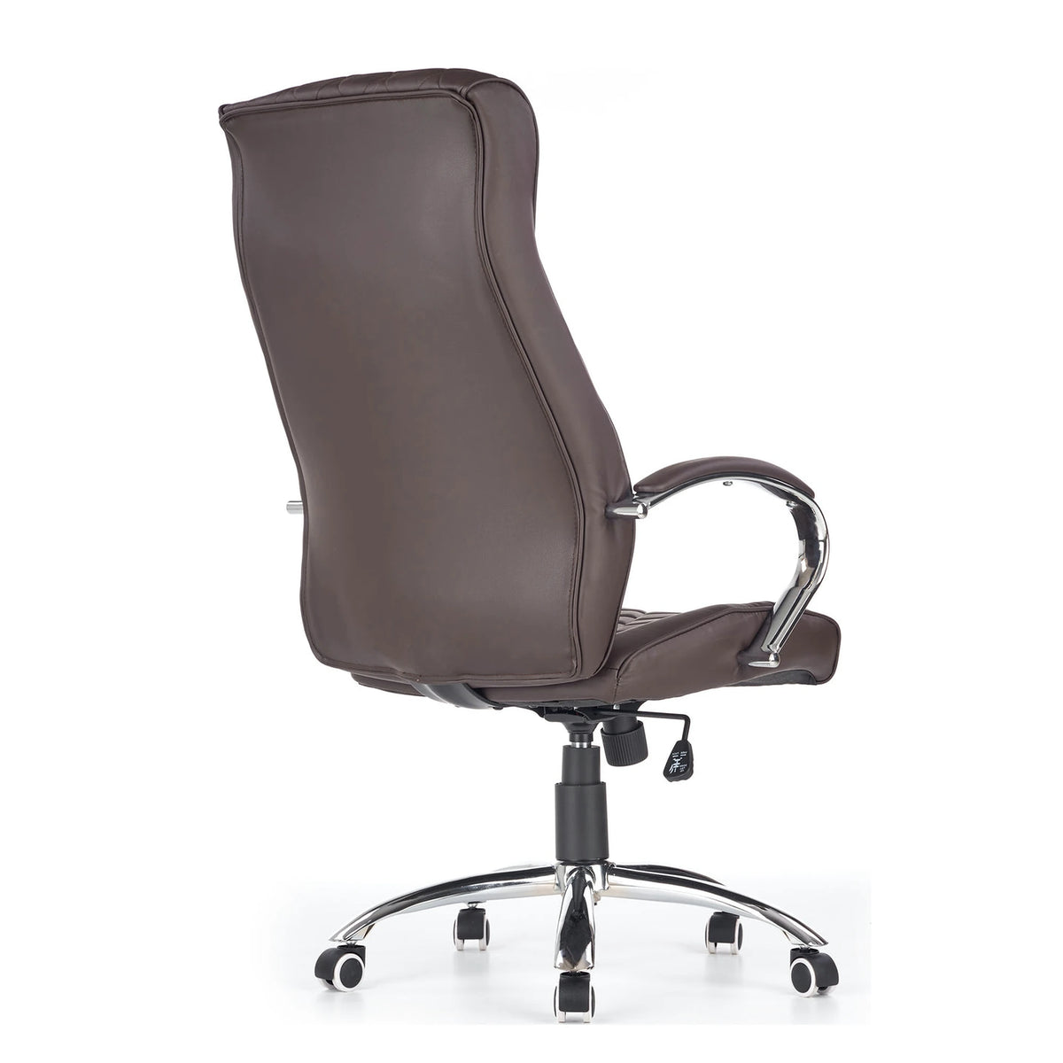 Scaun de birou HILTON, maro, piele ecologica, 60x72x118/126 cm