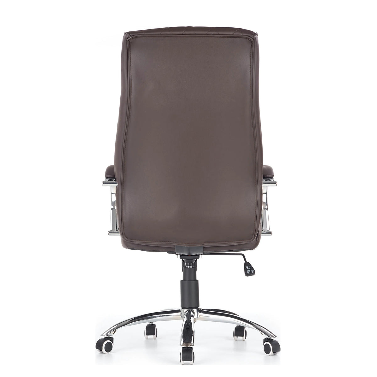 Scaun de birou HILTON, maro, piele ecologica, 60x72x118/126 cm