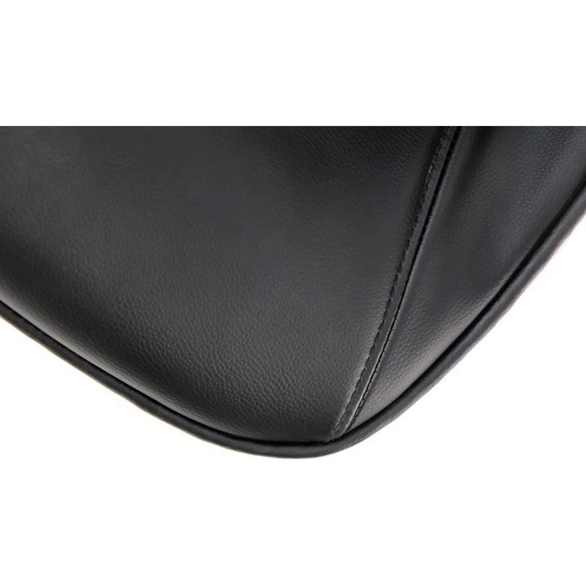 Scaun de birou IGNAZIO, negru/nuc, piele ecologica/placaj indoit/metal, 62x70x119/129 cm