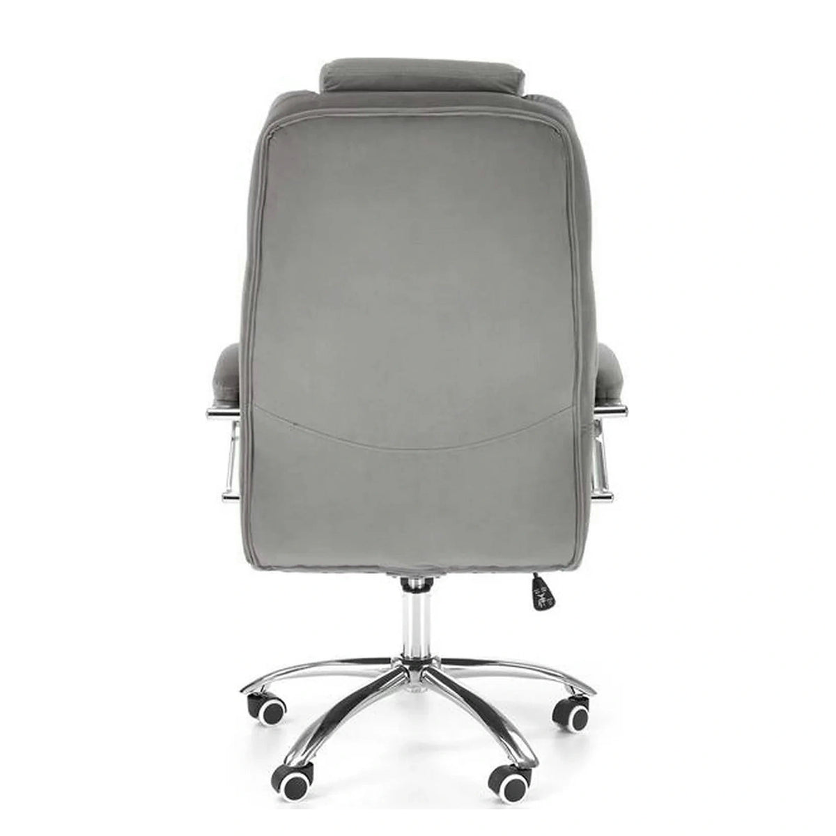 Scaun de birou KING 2, gri, stofa catifelata, mecanism TILT, 67x76x116/124 cm