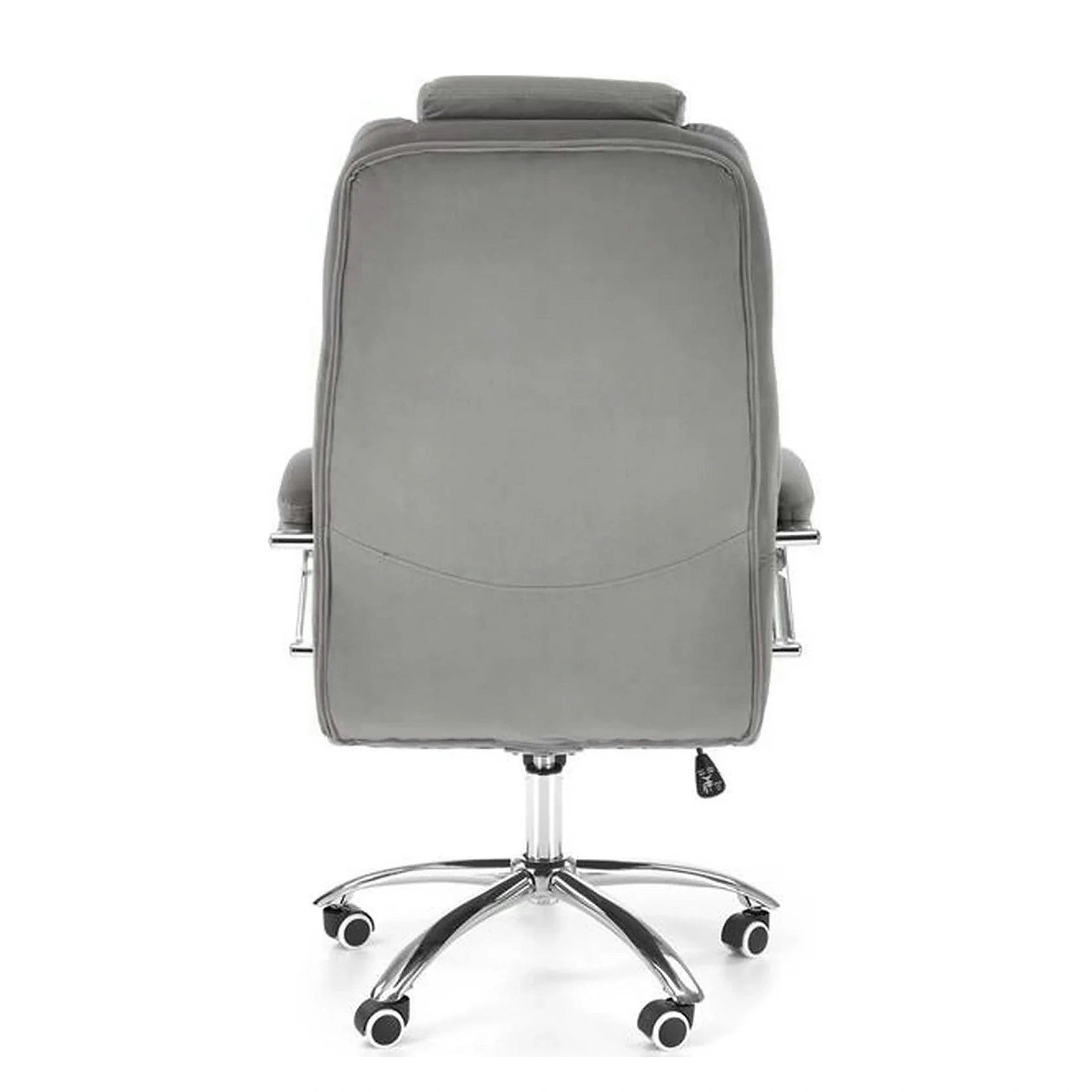 Scaun de birou KING 2, gri, stofa catifelata, mecanism TILT, 67x76x116/124 cm