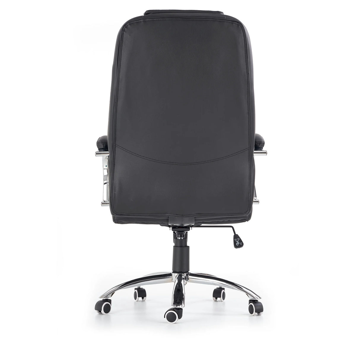 Scaun de birou KING, negru, piele ecologica, 67x76x116/124 cm