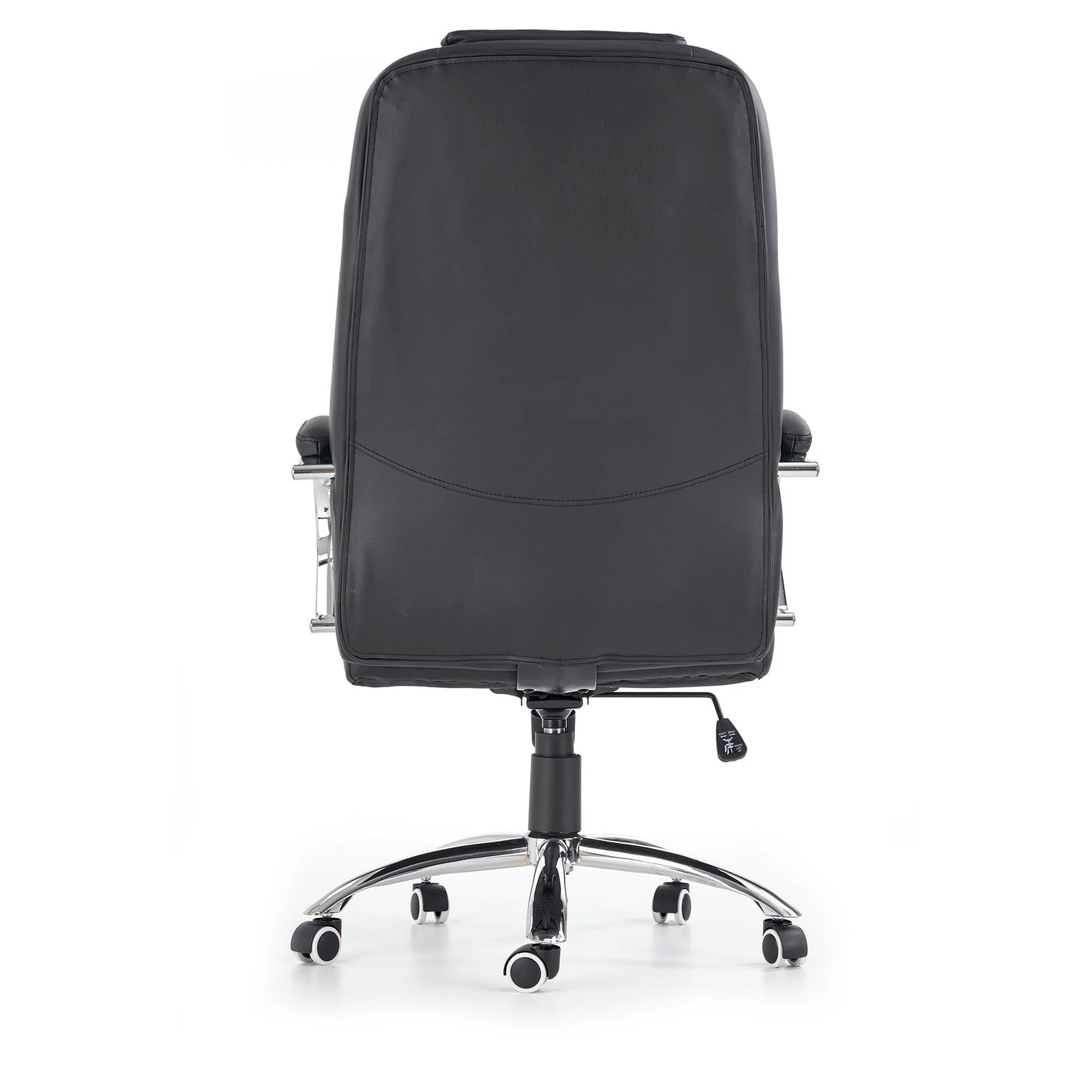 Scaun de birou KING, negru, piele ecologica, 67x76x116/124 cm