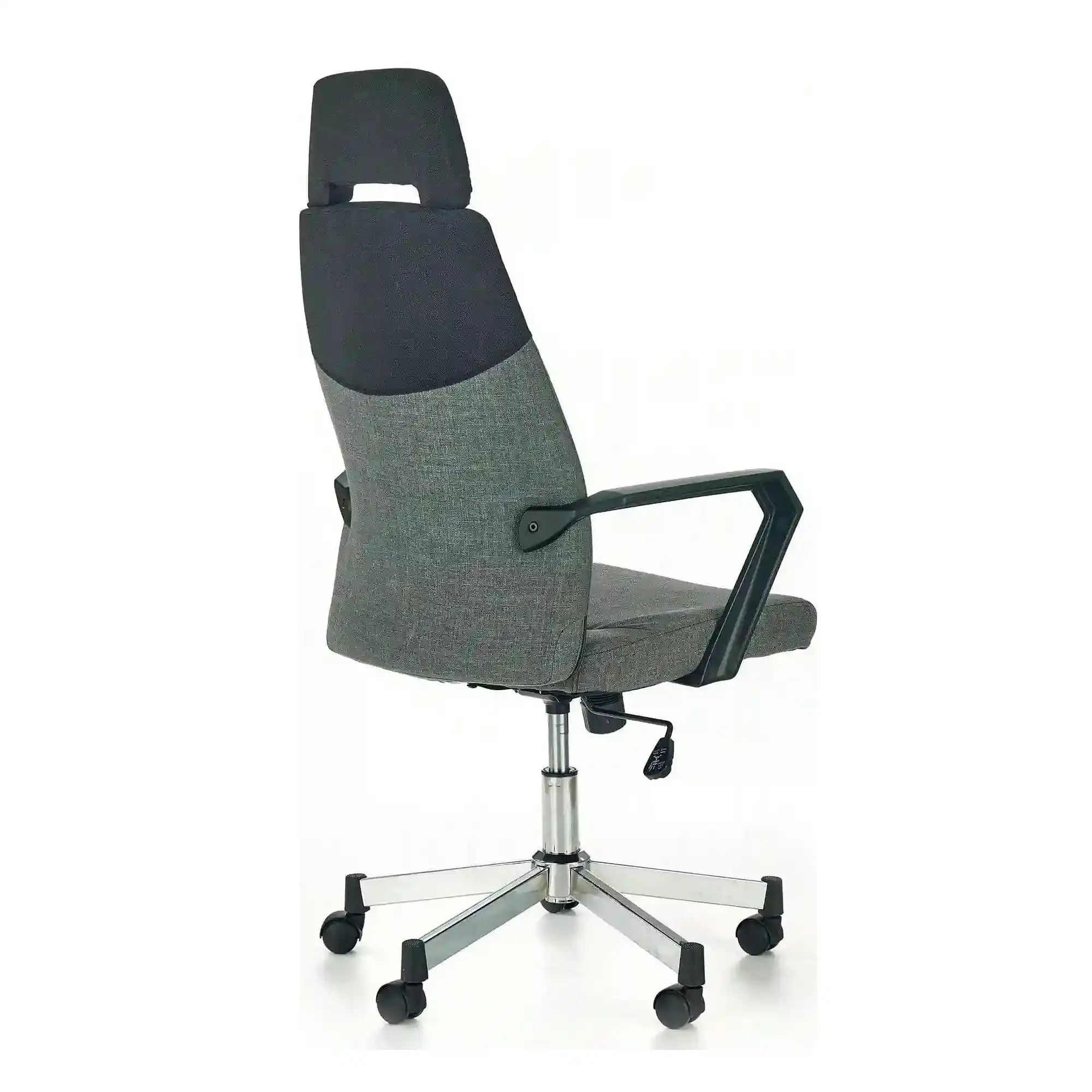 Scaun de birou OLAF, gri/negru, stofa/metal, 58x59x113/121 cm