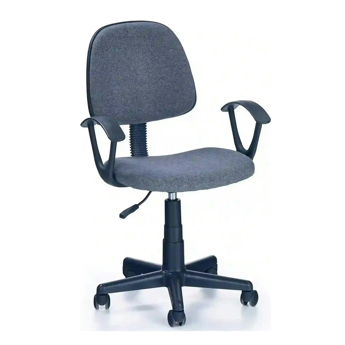 Scaun de birou pentru copii DARIAN BIS, gri, stofa/metal/plastic, 61x53x84/96 cm