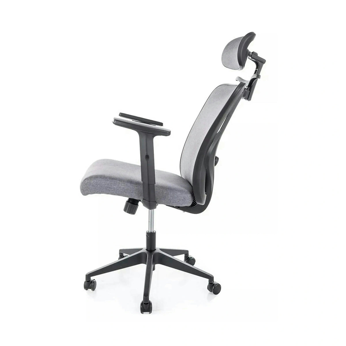 Scaun de birou Q-080 M, gri, 67x50x115/125 cm