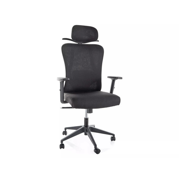 Scaun de birou Q-080 M, negru, 67x50x115/125 cm