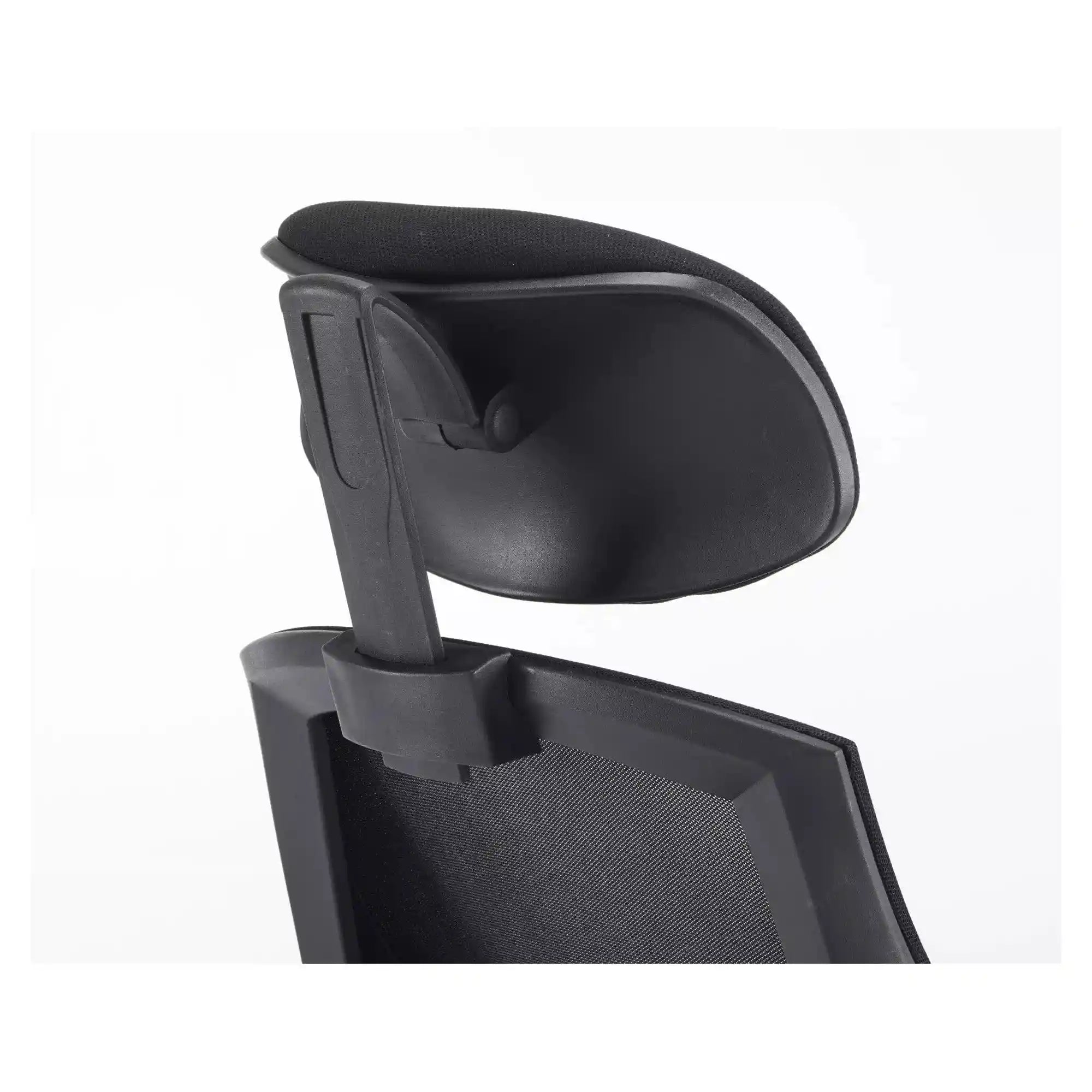 Scaun de birou Q-406 M, negru, stofa clasica/plasa, 67x52x102/110 cm