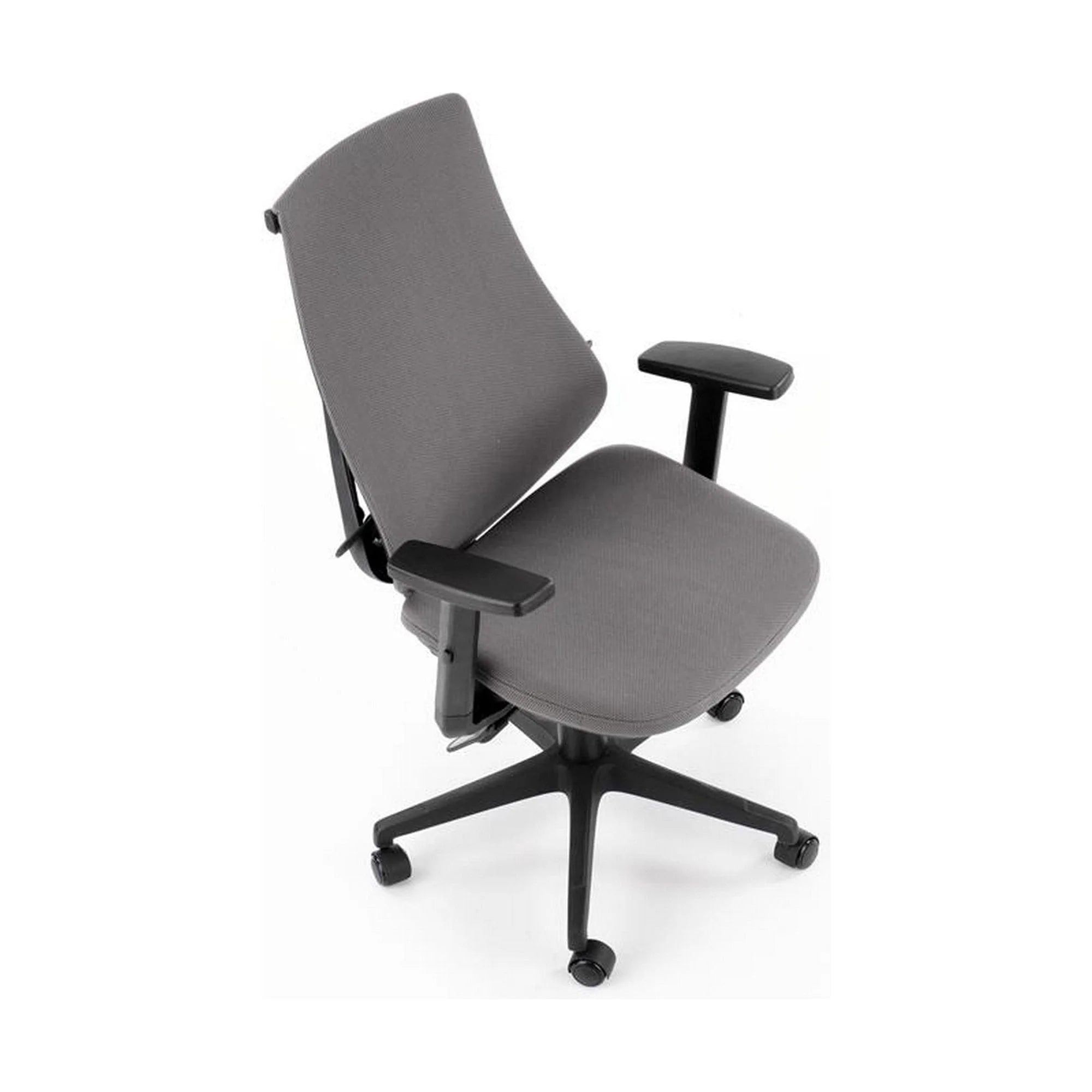 Scaun de birou RUBIO, gri, stofa, 66x60x101/109 cm