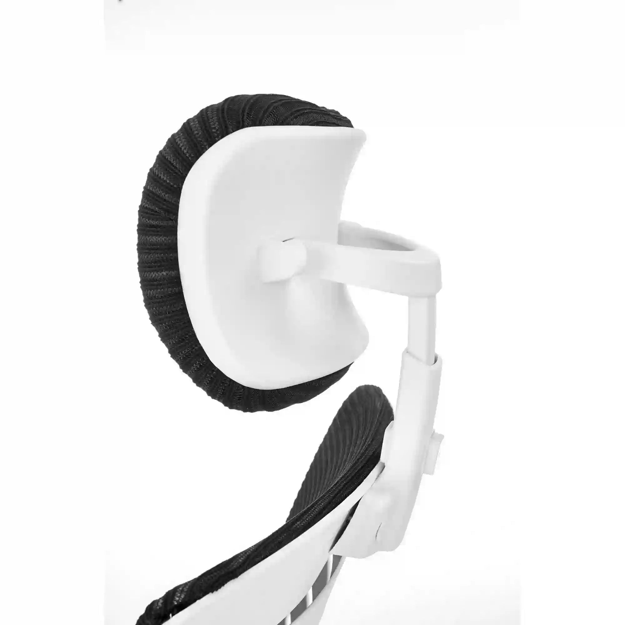 Scaun de birou SOCKET, negru/alb, stofa mesh/metal/plastic, 61x68x110/118 cm