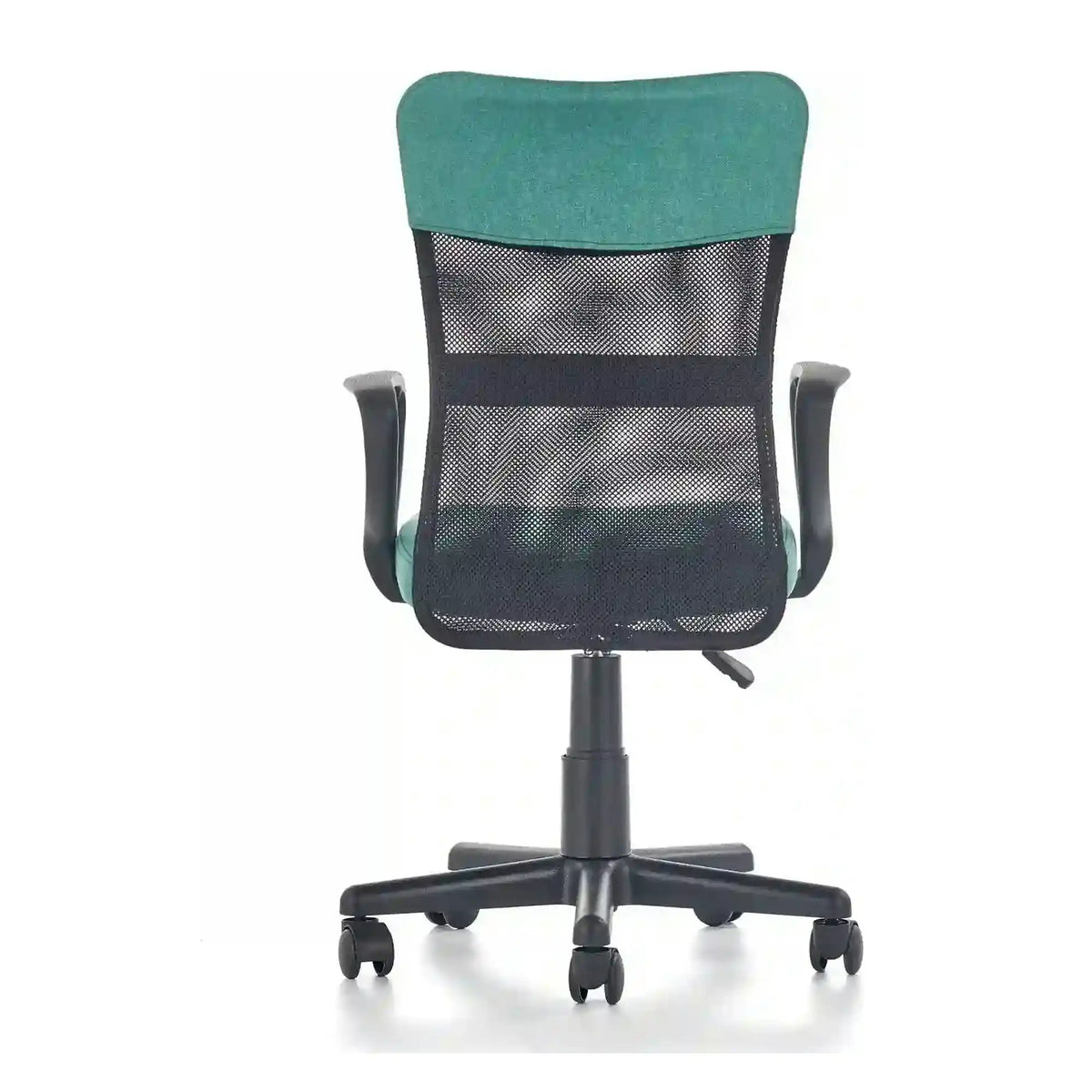 Scaun de birou TIMMY, turcoaz, stofa mesh, 52x59x81/91 cm