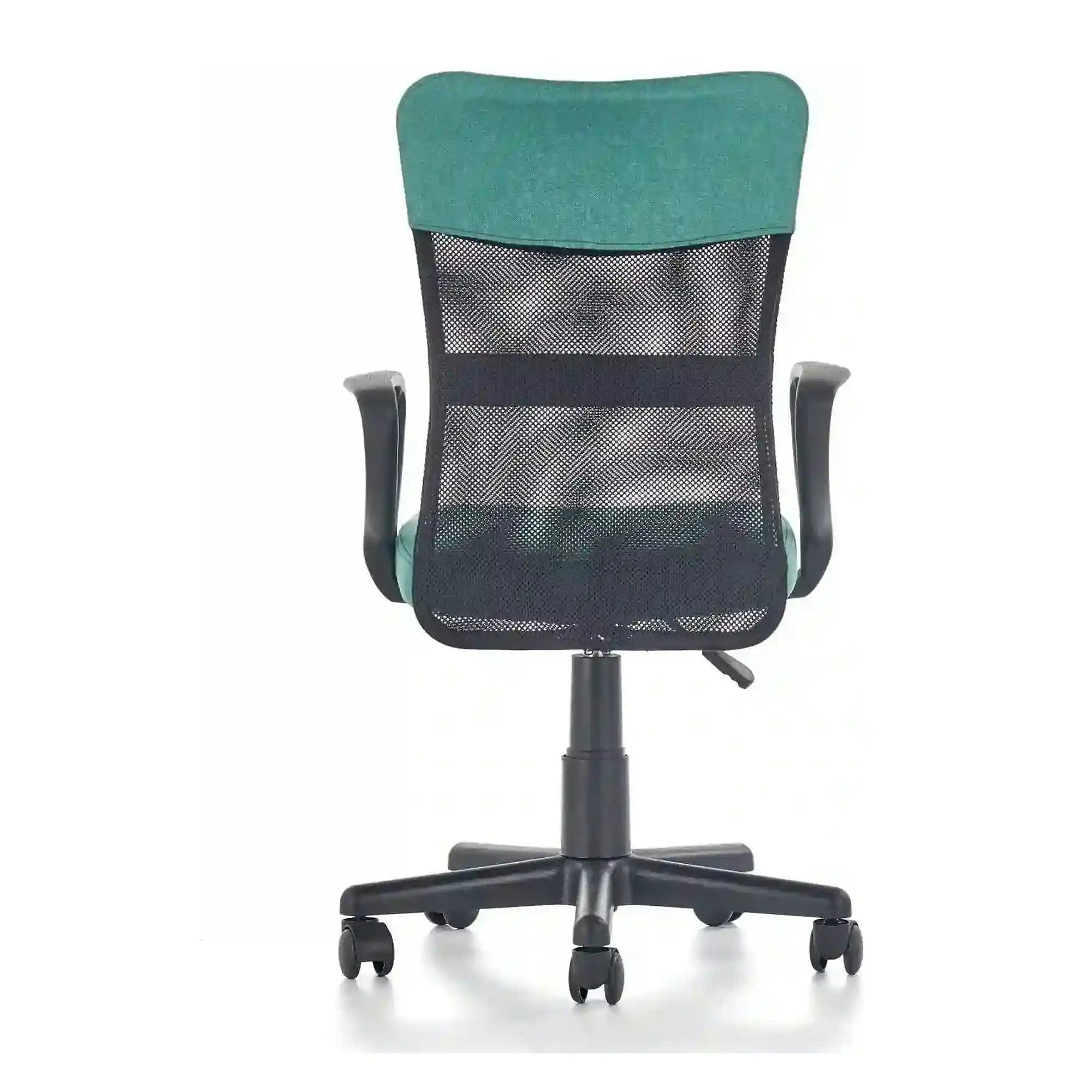 Scaun de birou TIMMY, turcoaz, stofa mesh, 52x59x81/91 cm