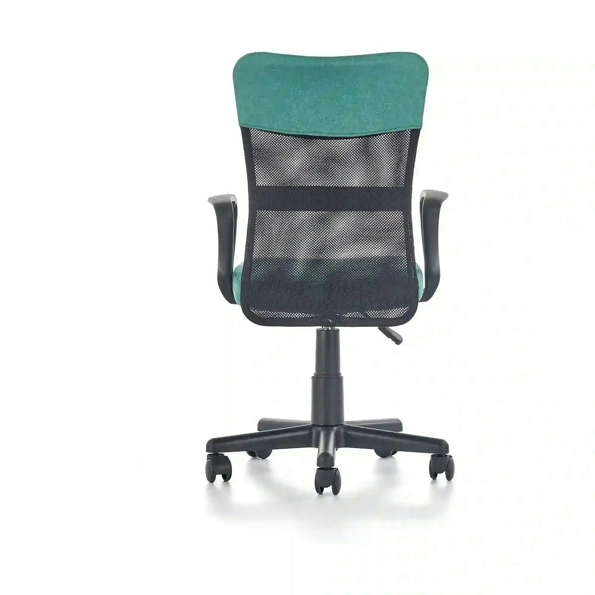 Scaun de birou TIMMY, turcoaz, stofa mesh, 52x59x81/91 cm