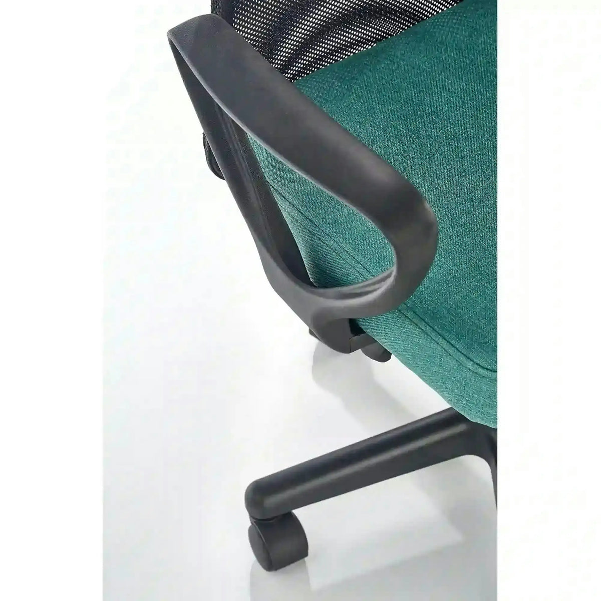 Scaun de birou TIMMY, turcoaz, stofa mesh, 52x59x81/91 cm