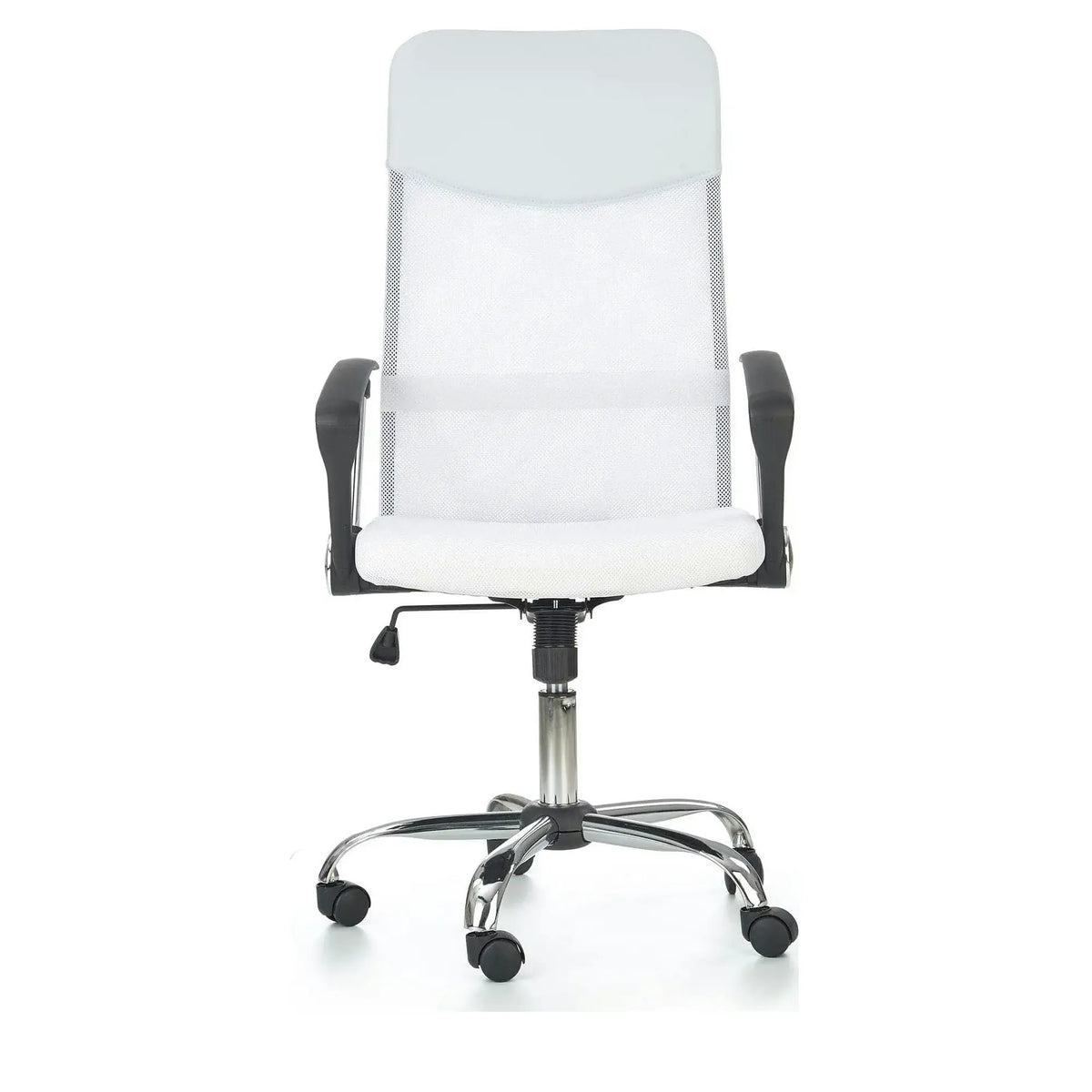 Scaun de birou VIRE, alb, stofa mesh, 61x63x110/120 cm