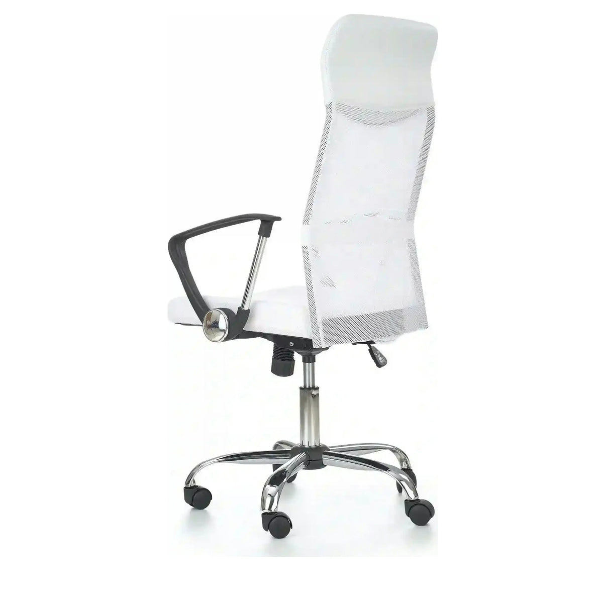 Scaun de birou VIRE, alb, stofa mesh, 61x63x110/120 cm