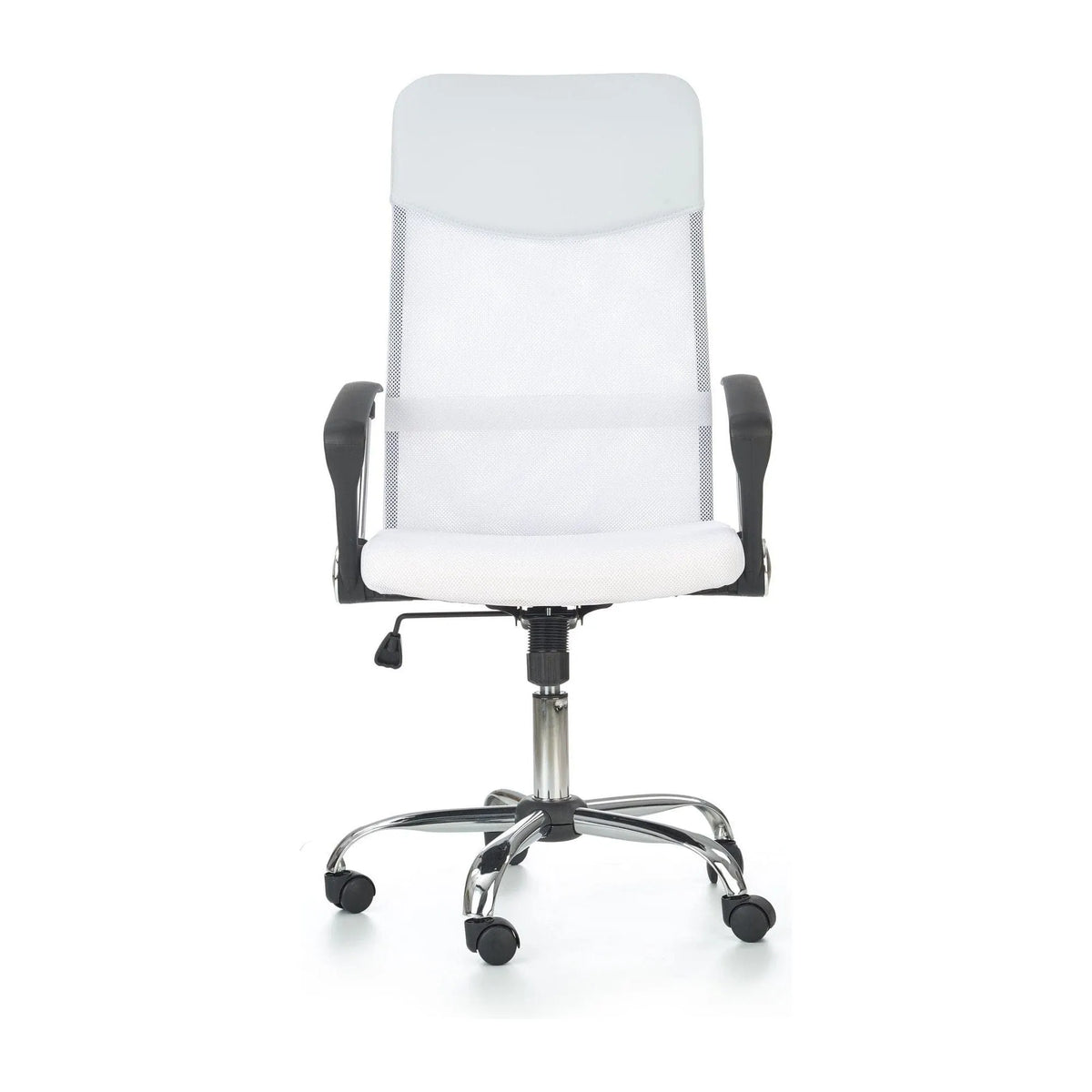 Scaun de birou VIRE, alb, stofa mesh, 61x63x110/120 cm