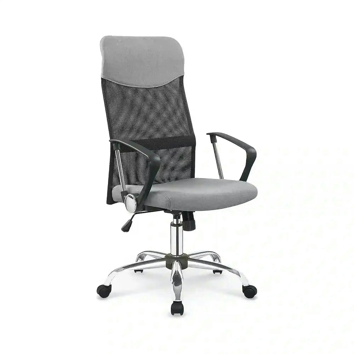 Scaun de birou VIRE II, gri, stofa mesh, 61x63x110/120 cm