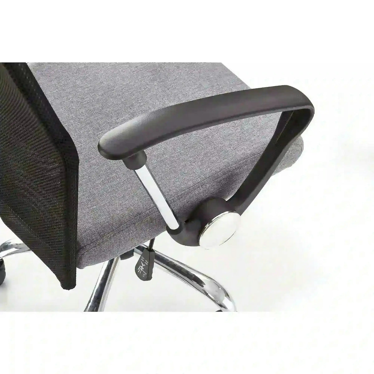 Scaun de birou VIRE II, gri, stofa mesh, 61x63x110/120 cm