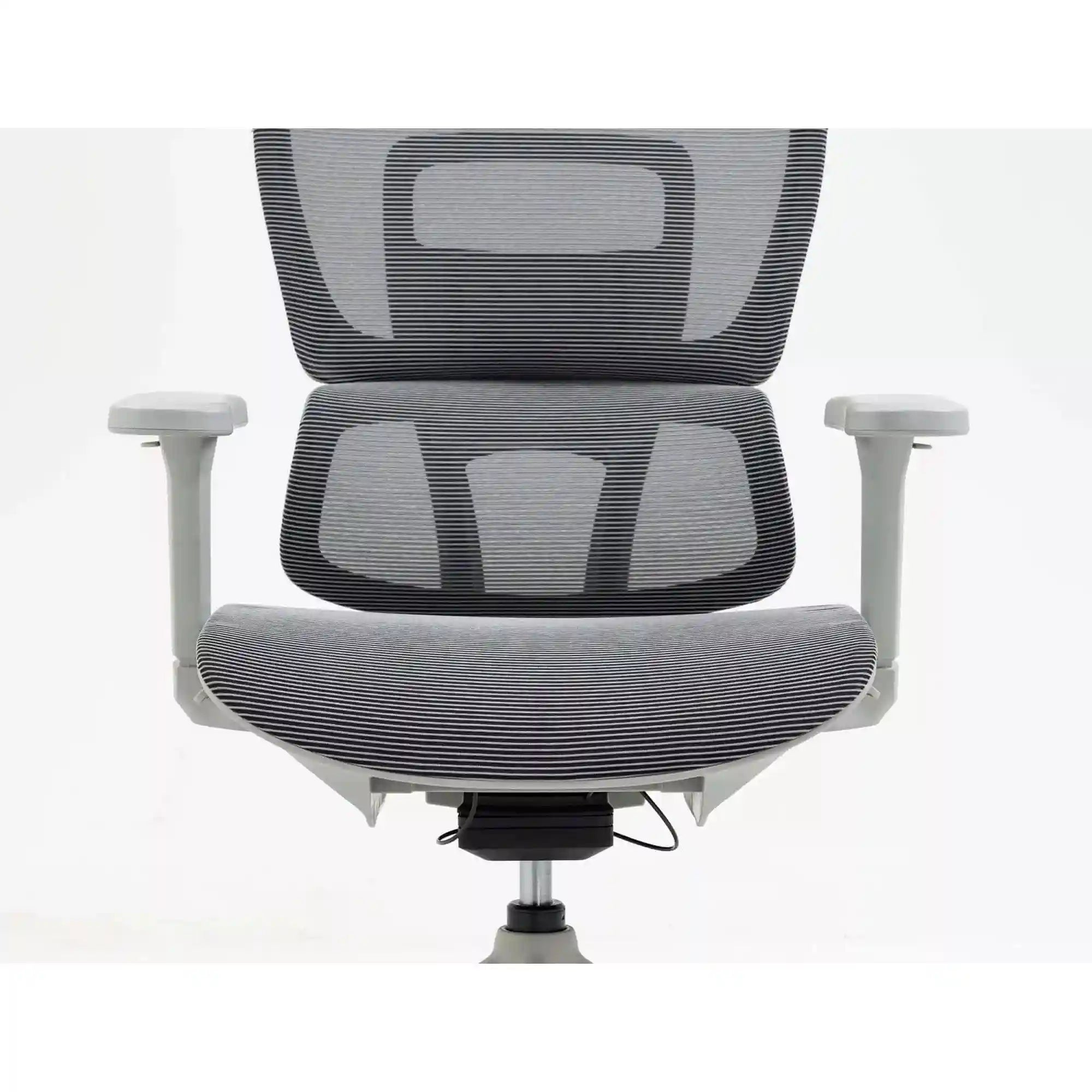 Scaun de birou WINNER, gri, plasa, 64x51x114 cm