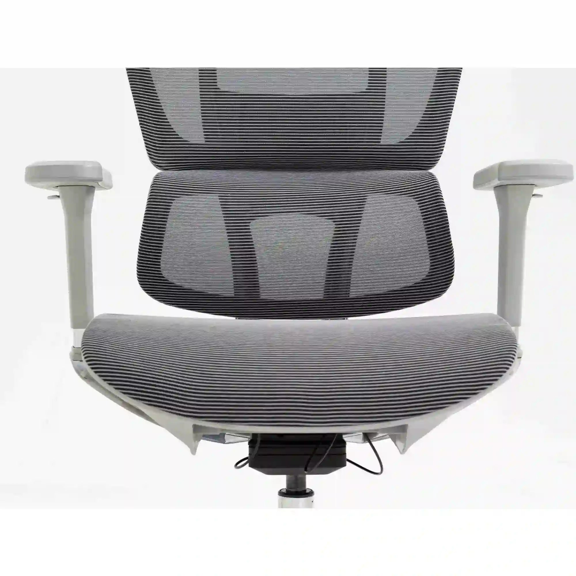 Scaun de birou WINNER LUX, gri/crom, plasa/metal, 64x51x114 cm