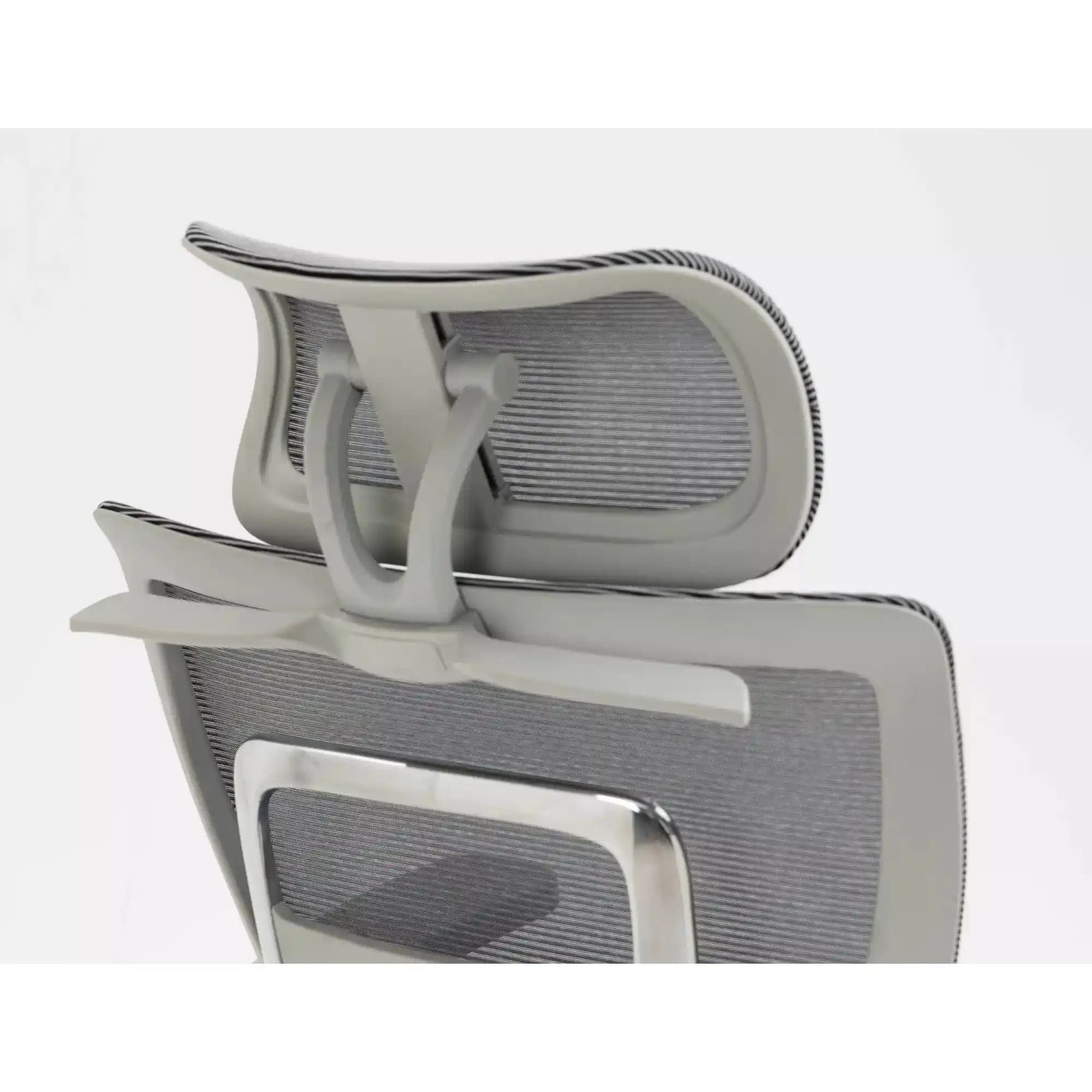 Scaun de birou WINNER LUX, gri/crom, plasa/metal, 64x51x114 cm