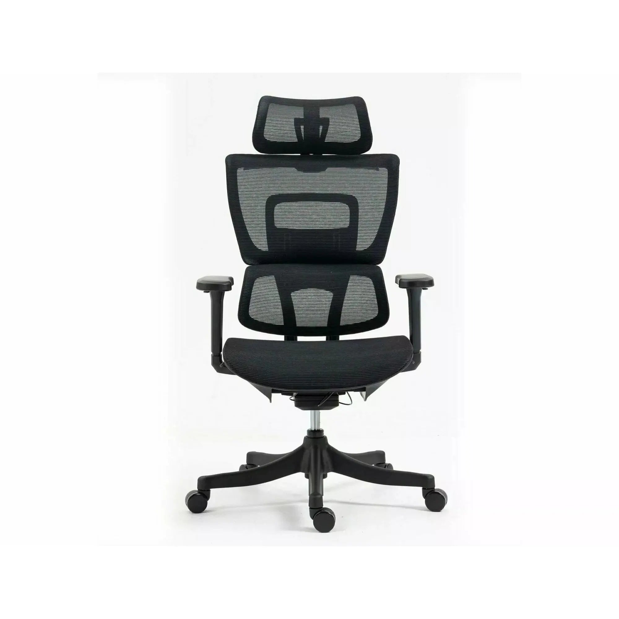 Scaun de birou WINNER, negru, plasa, 64x51x114 cm