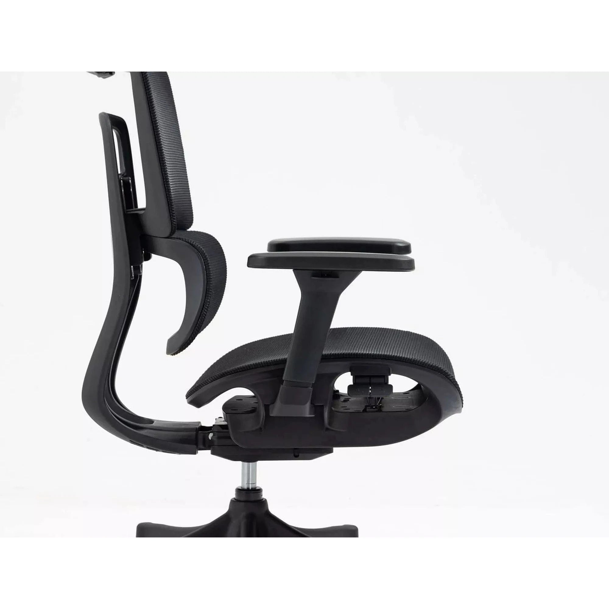 Scaun de birou WINNER, negru, plasa, 64x51x114 cm