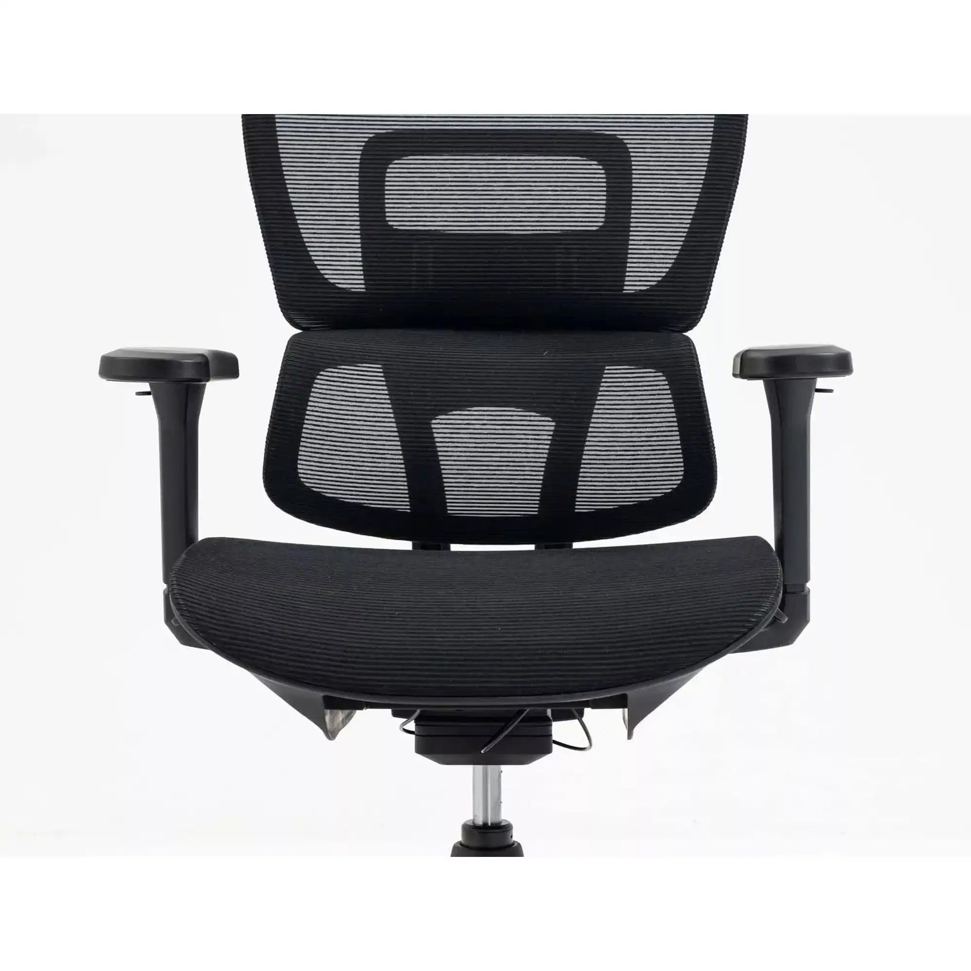 Scaun de birou WINNER, negru, plasa, 64x51x114 cm