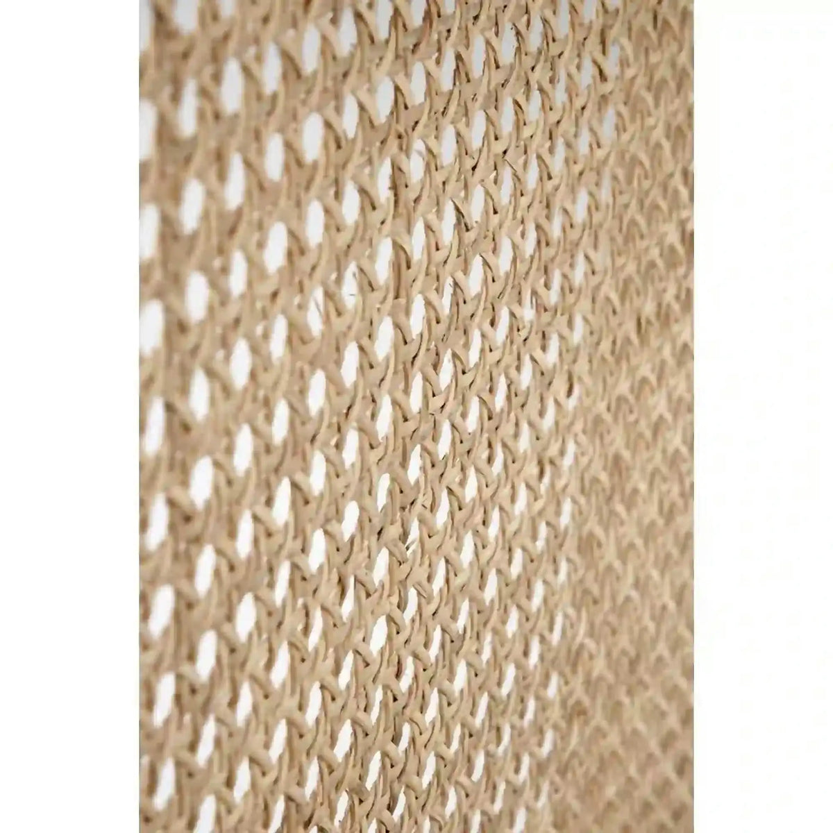 Scaun de gradina FODEN 2, stejar deschis, ratan natural/lemn, 65x82x74 cm