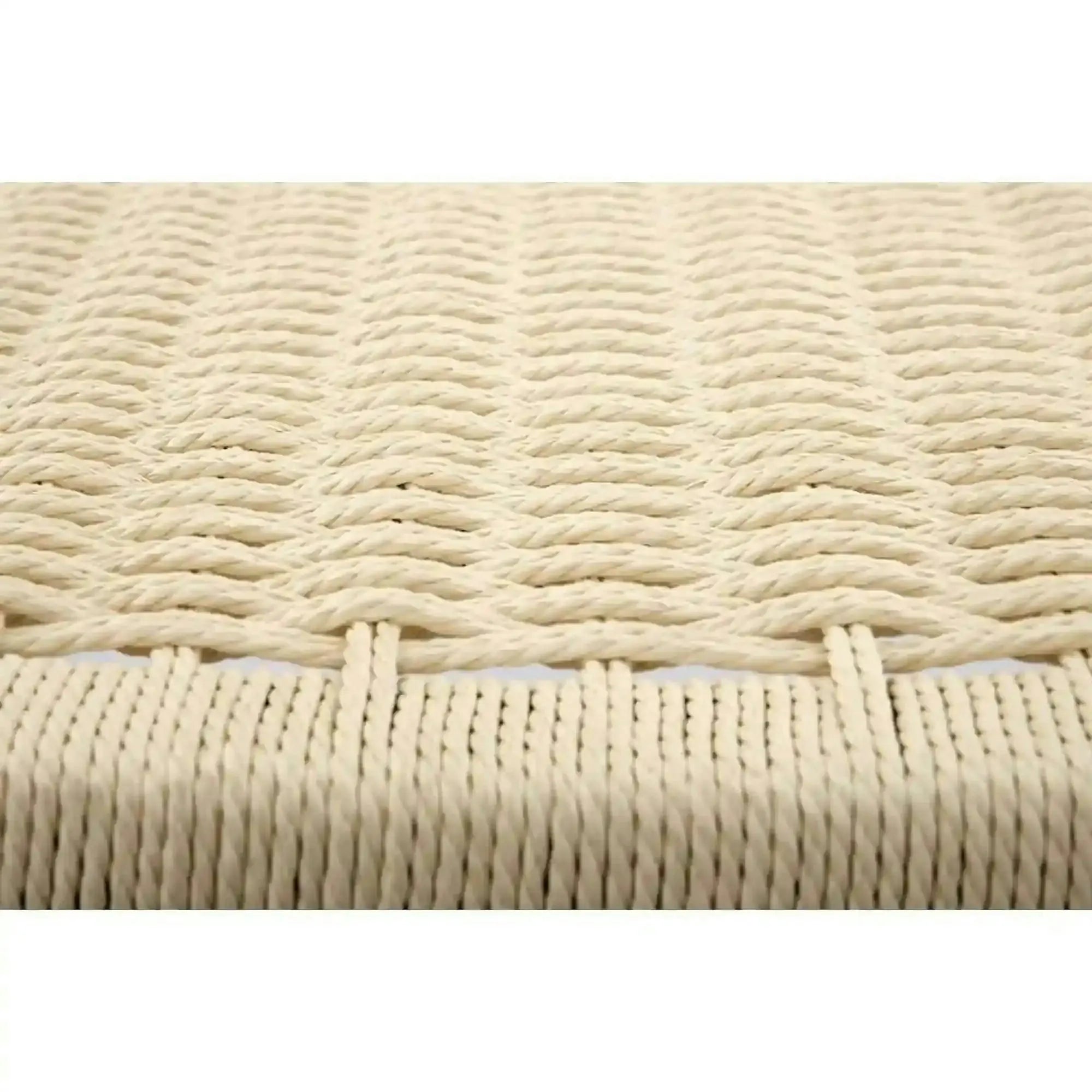 Scaun de gradina FODEN, bej deschis/negru, rattan natural/lemn, 65x74x84 cm