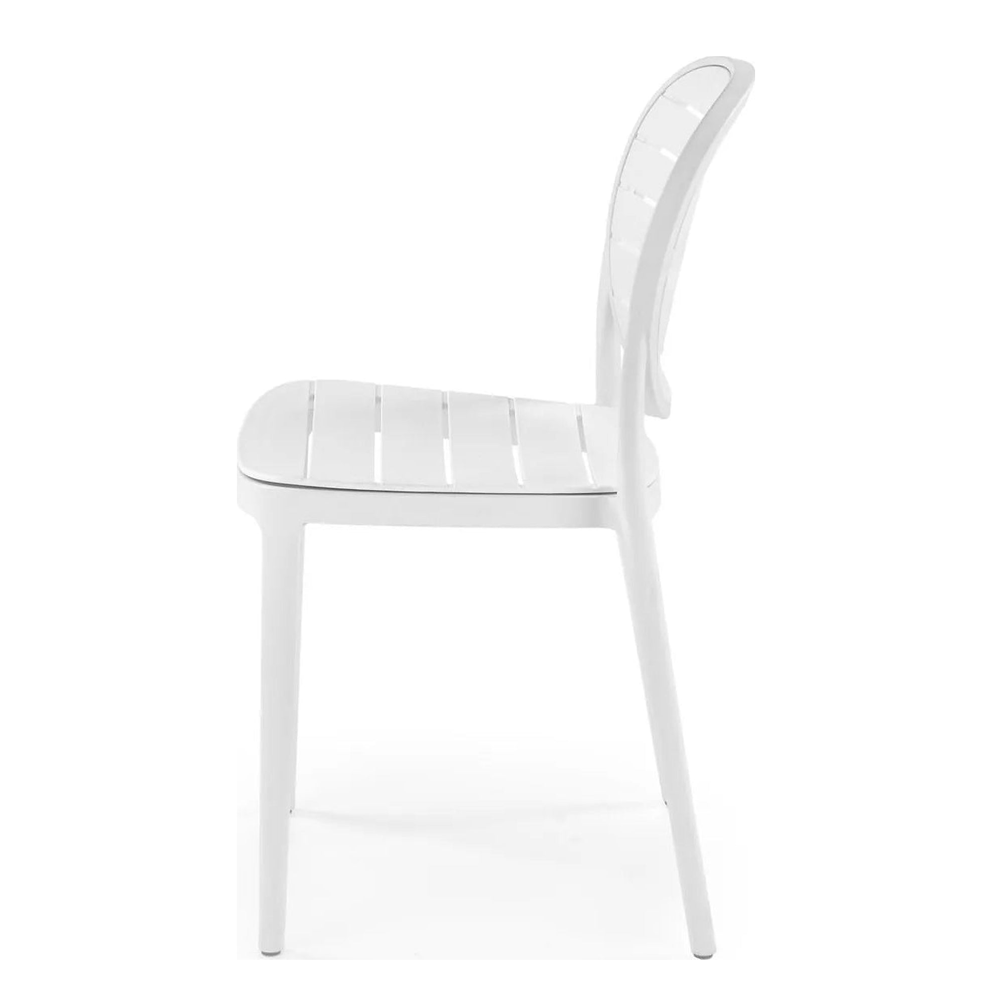 Scaun de gradina K529, alb, polipropilena, 42x51x83 cm