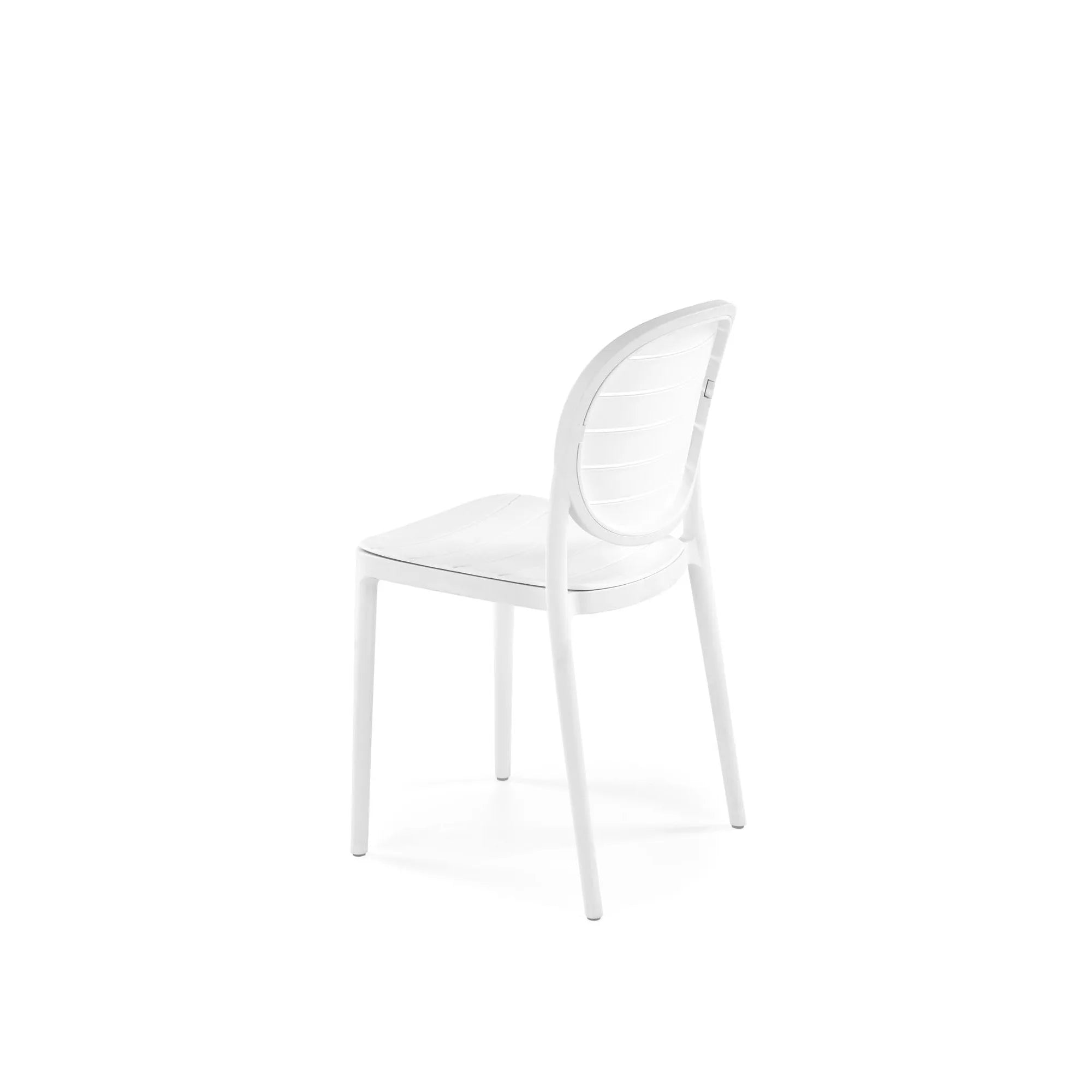 Scaun de gradina K529, alb, polipropilena, 42x51x83 cm