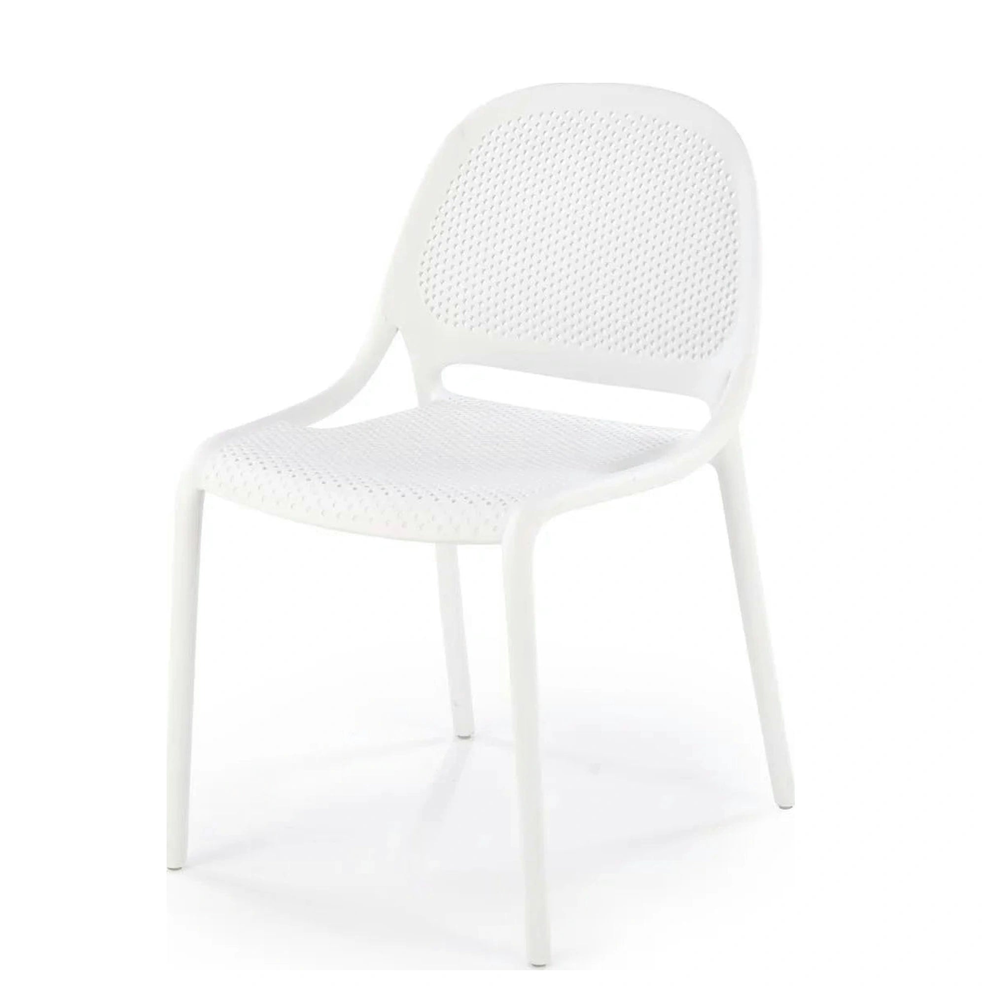 Scaun de gradina K532, alb, polipropilena, 50x56x80 cm