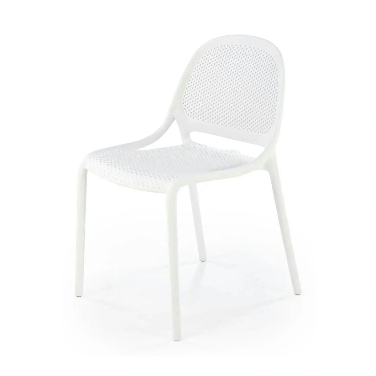 Scaun de gradina K532, alb, polipropilena, 50x56x80 cm