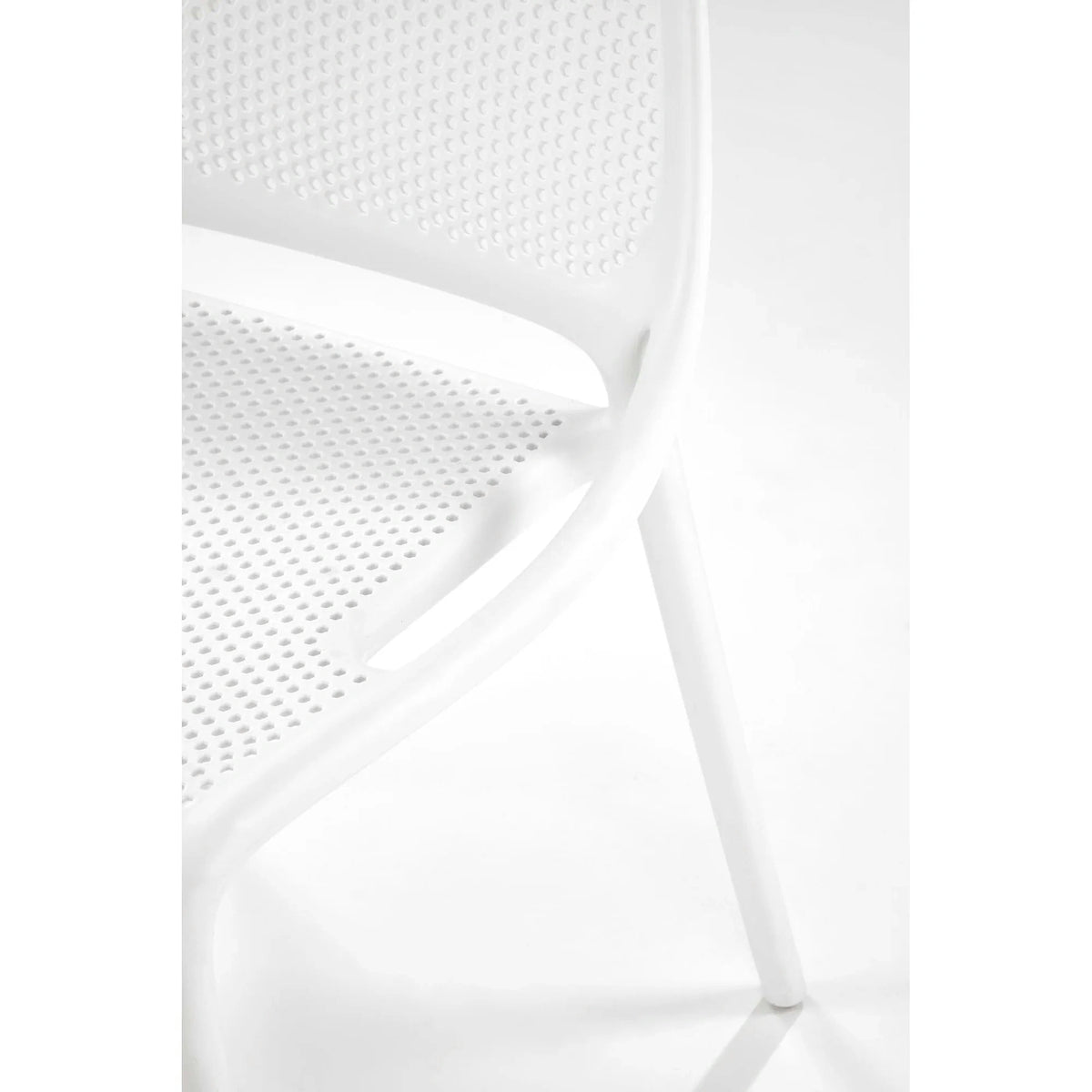 Scaun de gradina K532, alb, polipropilena, 50x56x80 cm