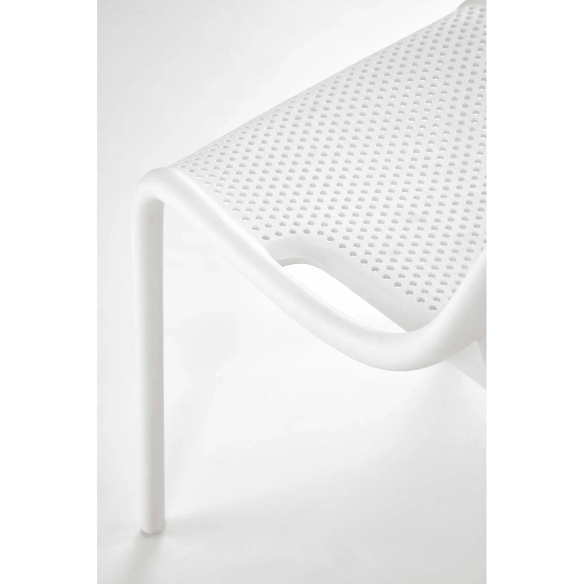 Scaun de gradina K532, alb, polipropilena, 50x56x80 cm