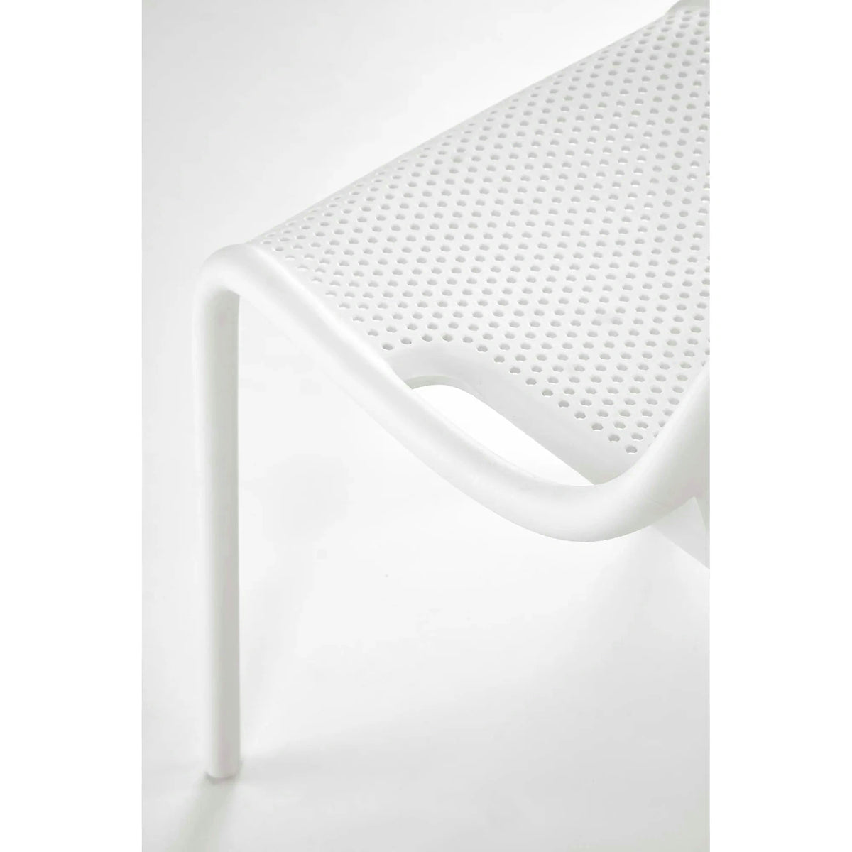 Scaun de gradina K532, alb, polipropilena, 50x56x80 cm