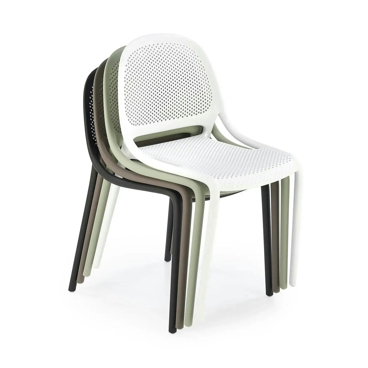 Scaun de gradina K532, alb, polipropilena, 50x56x80 cm