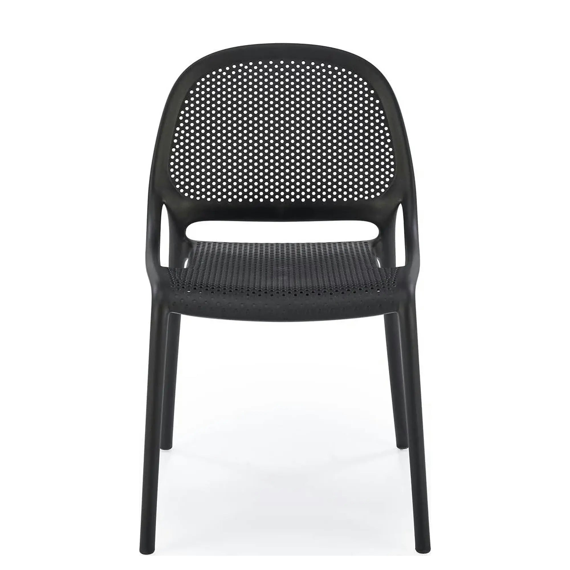 Scaun de gradina K532, negru, polipropilena, 50x56x80 cm