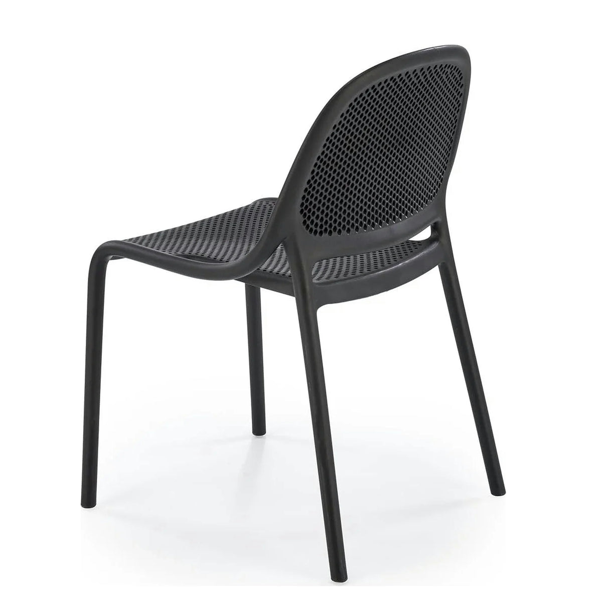 Scaun de gradina K532, negru, polipropilena, 50x56x80 cm