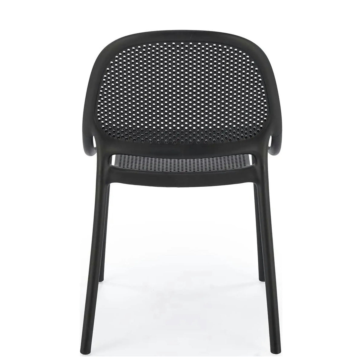 Scaun de gradina K532, negru, polipropilena, 50x56x80 cm