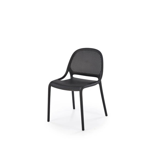 Scaun de gradina K532, negru, polipropilena, 50x56x80 cm