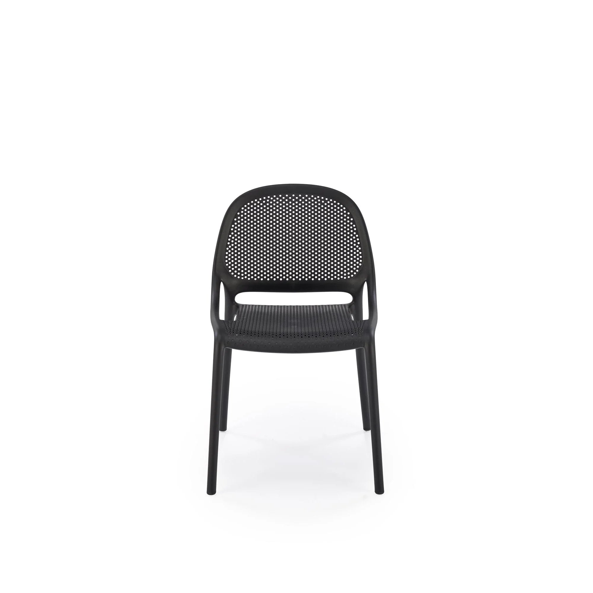 Scaun de gradina K532, negru, polipropilena, 50x56x80 cm