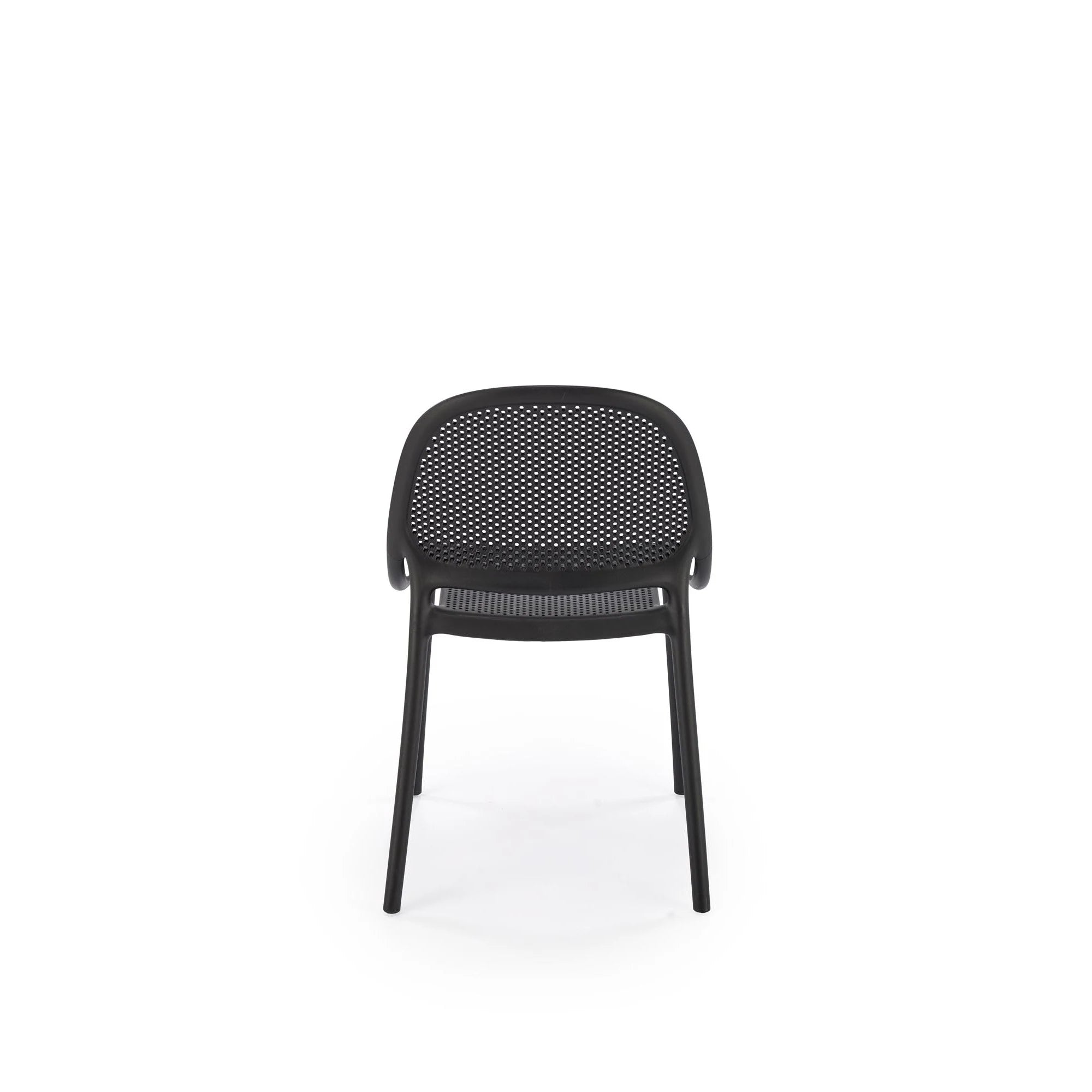 Scaun de gradina K532, negru, polipropilena, 50x56x80 cm
