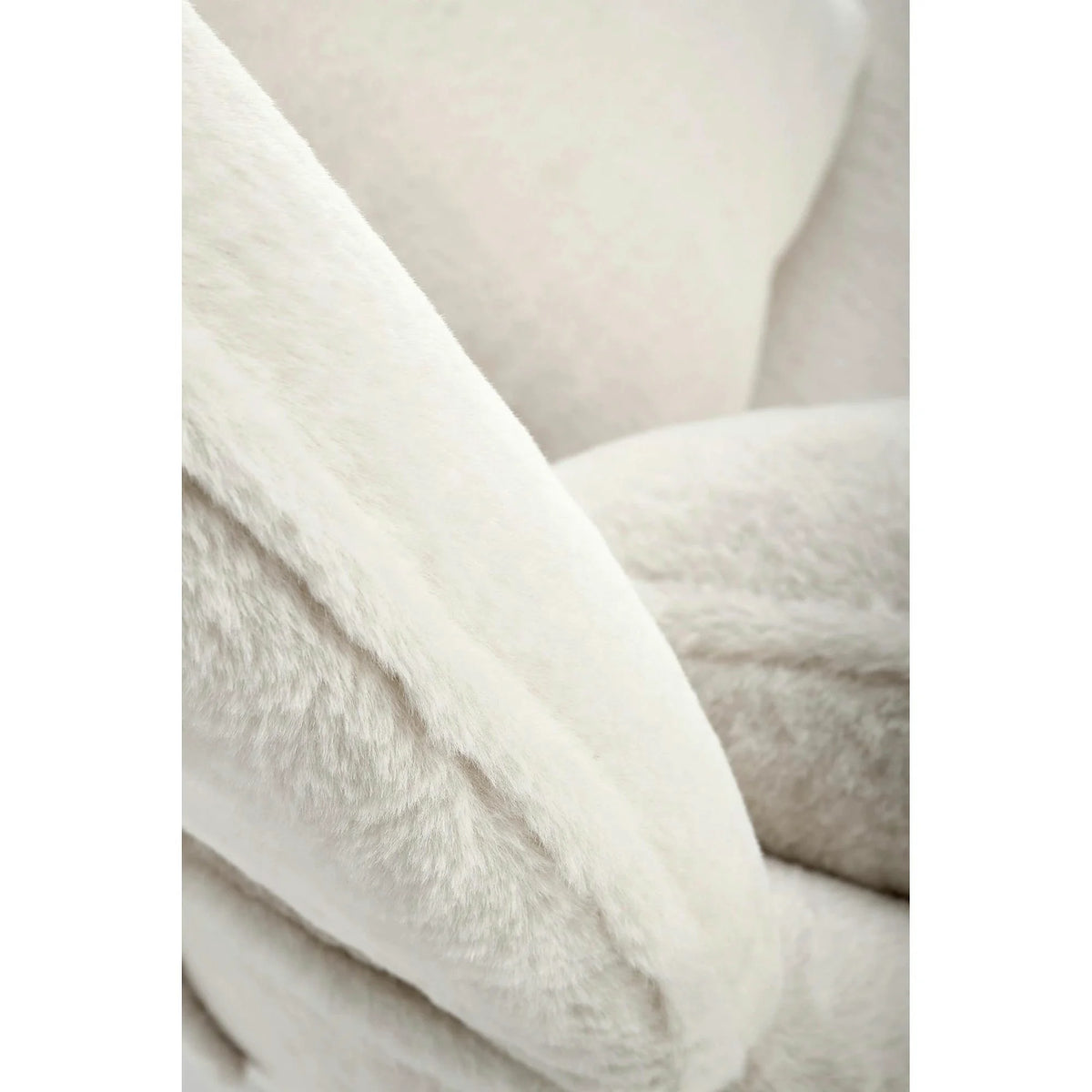 Scaun de relaxare modern MERRY, crem, stofa/otel, 80x90x95 cm
