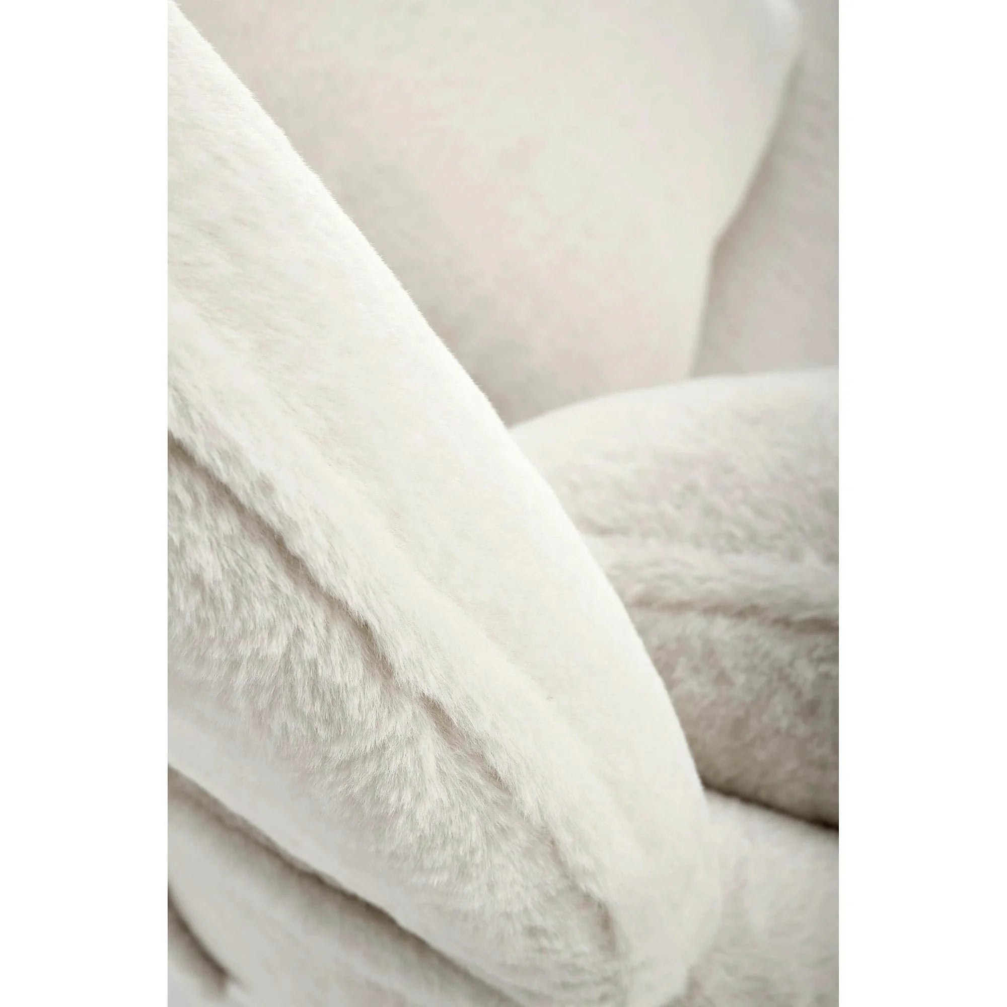 Scaun de relaxare modern MERRY, crem, stofa/otel, 80x90x95 cm