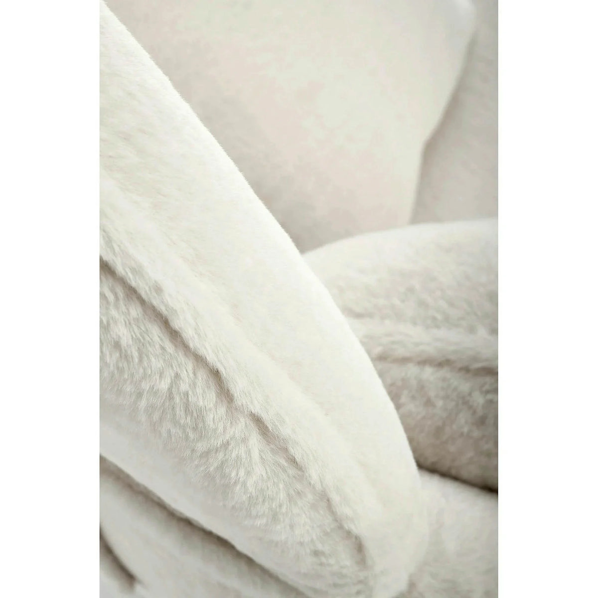 Scaun de relaxare modern MERRY, crem, stofa/otel, 80x90x95 cm