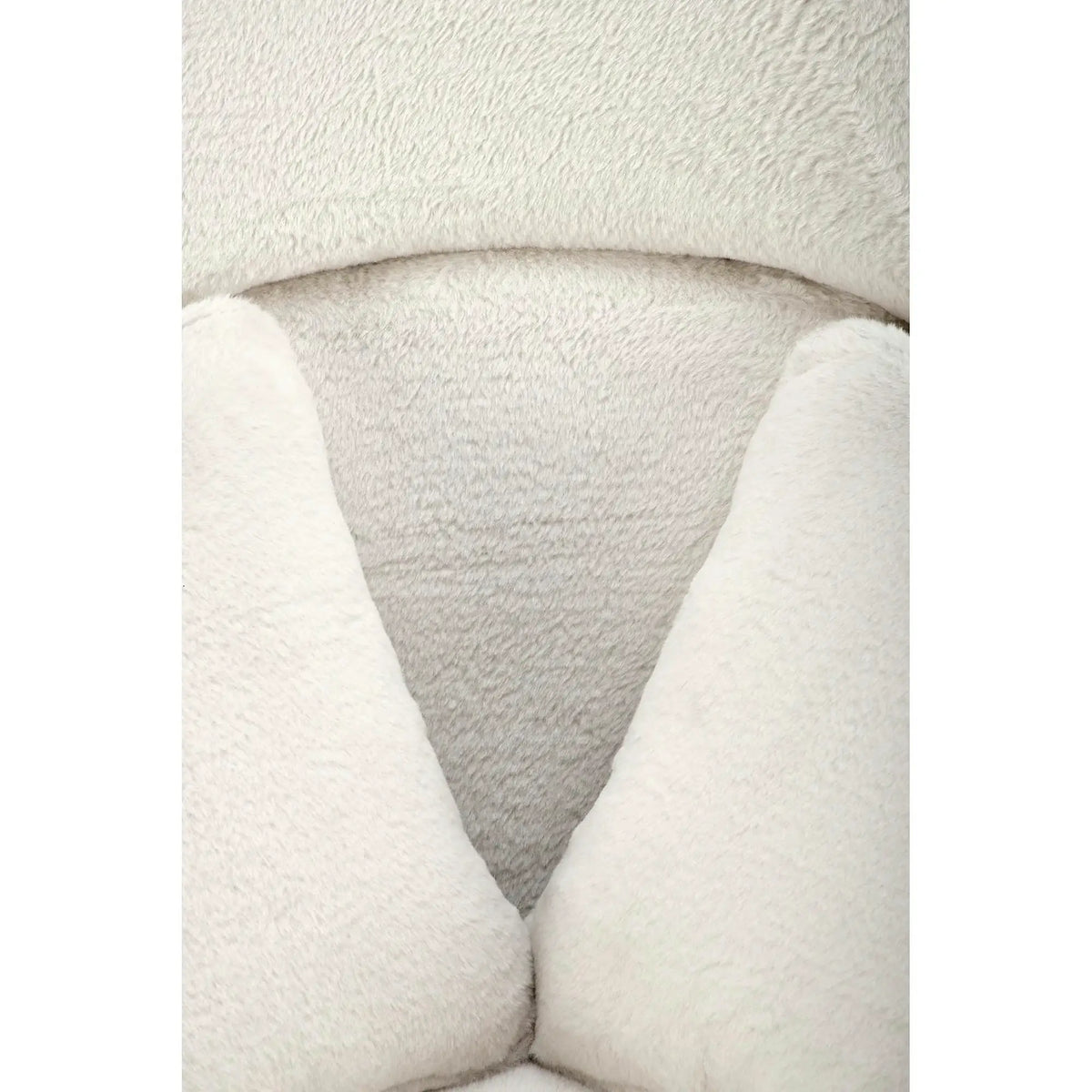 Scaun de relaxare modern MERRY, crem, stofa/otel, 80x90x95 cm