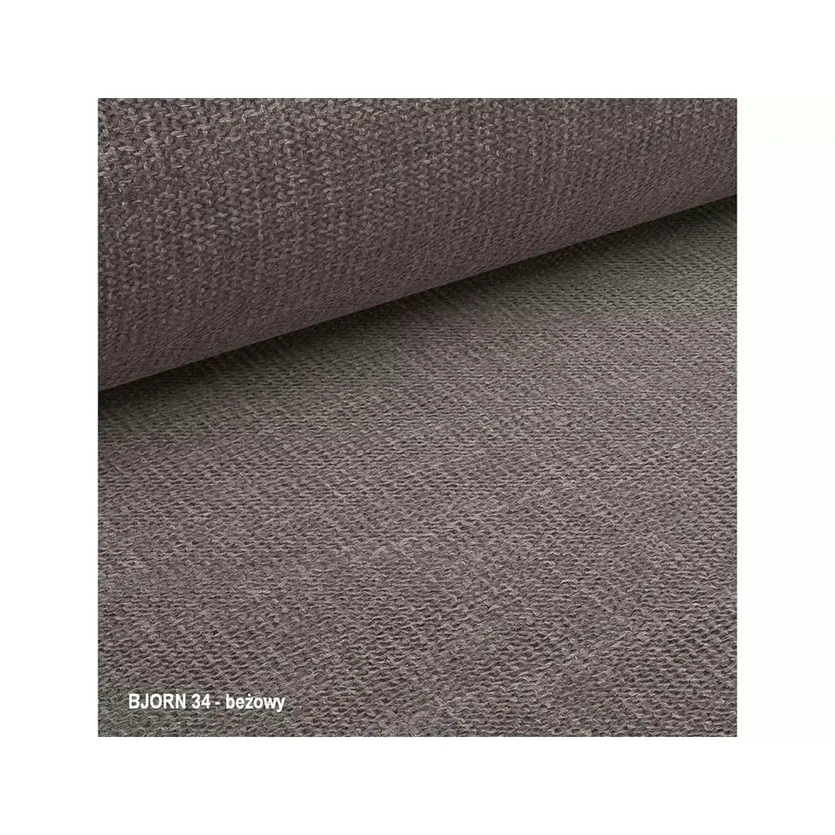 Scaun de sufragerie tapitat ELLIS, bej/negru, stofa/metal, 46x42x88 cm